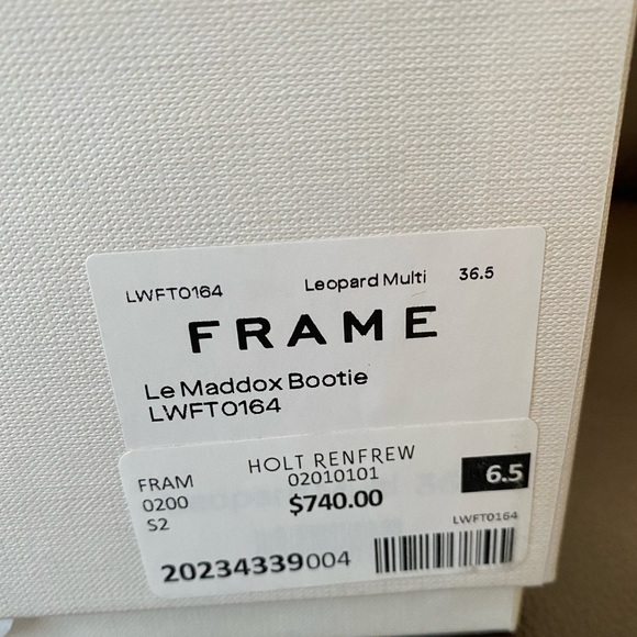 🌸HP🌸FRAME Le Maddox leopard booties - Picture 12 of 12